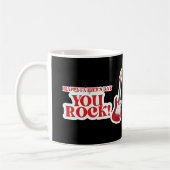 You Rock Vathers Day Kaffeetasse (Links)