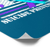 You Semi Colon 988 Suicide Prevention Awareness  Poster (Ecke)