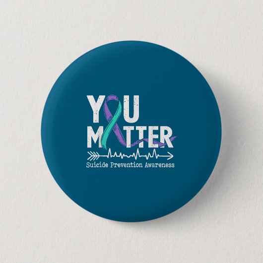You Semicolon Suicide Prevention Awareness Week Button (Vorderseite)