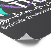 You Semicolon Suicide Prevention Awareness Week  Poster (Ecke)