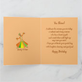 You Shine Black Dancer African American Birthday Karte (Innenseite)