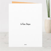 You Shine Black Dancer African American Birthday Karte (Rückseite)