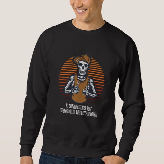 You Should Hear What I Keep to Myself Sarcastic Hu Sweatshirt (Vorderseite)
