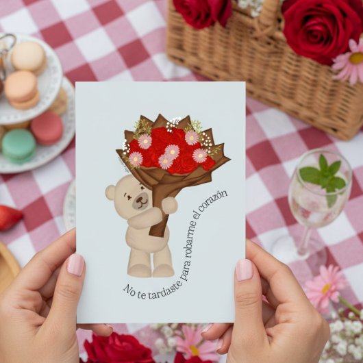 You Stole My Corazon Valentine Card Karte