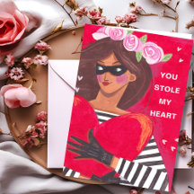 You Stole My Heart Valentine's Day Greeting