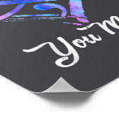 You Suicide Prevention Awareness Heart Men Women  Poster (Ecke)