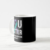 You Suicide Prevention Awareness  Kaffeetasse (Vorderseite Links)