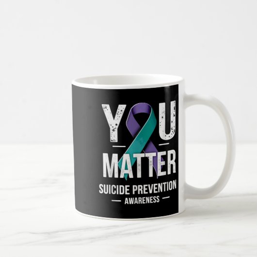 You Suicide Prevention Awareness  Kaffeetasse (Rechts)