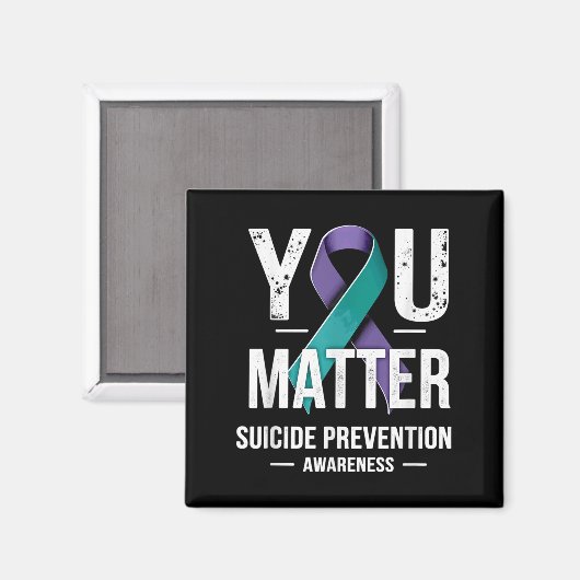 You Suicide Prevention Awareness  Magnet (Vorderseite/Rückseite)