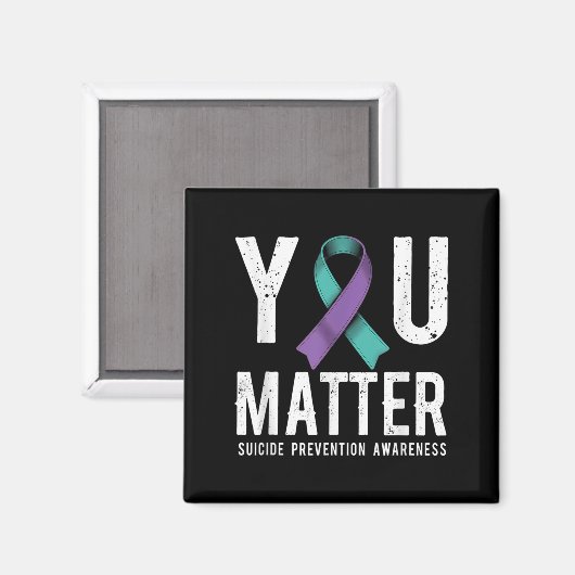 You Suicide Prevention Awareness  Magnet (Vorderseite/Rückseite)