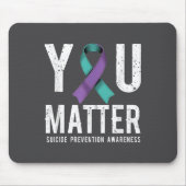 You Suicide Prevention Awareness  Mousepad (Vorne)