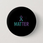 You Suicide Prevention Awareness Ribbon  Button (Vorderseite)
