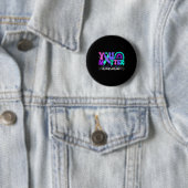 You Suicide Prevention Awareness Teal &amp; Purple Button (Beispiel)