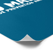 You Suicide Prevention Awareness Teal Purple  Poster (Ecke)