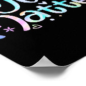 You Suicide Prevention Awareness Teal Purple Ribbo Poster (Ecke)