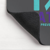 You - Suicide Prevention Teal Purple Awareness Rib Mousepad (Ecke)