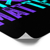 You - Suicide Prevention Teal Purple Awareness Rib Poster (Ecke)