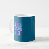 You Suicide Prevention Teal Purple Awareness Ribbo Kaffeetasse (Vorderseite Links)