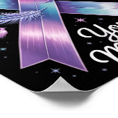 You Teal & Purple Ribbon Suicide Prevention Aw Poster (Ecke)