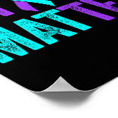 You Teal Purple Ribbon Suicide Prevention Awarenes Poster (Ecke)