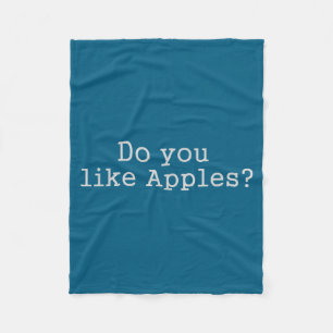 You Tee Like Apples Filmzitat Fleecedecke
