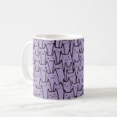 You’ve Cat to Be Kitten Me Right Meow – Violet Kaffeetasse (Vorderseite Links)