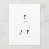 "You Vs. Me" März "Madness Style Bracket" Postkarte (Vorderseite)