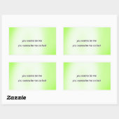 you wanna be me so bad rechteckiger aufkleber (Blatt)