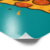 You Wanna Pizza Me Funny Retro Design Fotodruck (Ecke)