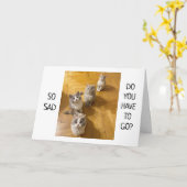 **YOU WILL BE MISSED** SAYING GOOD-BYE CARD KARTE (Gelbe Blume)