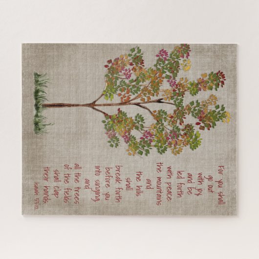 You will go out with Joy Isaiah 55 verse Puzzle (Horizontal)