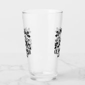 You Will Have Joy and Gladness Inspirational Quote Glas (Links)