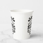 You Will Have Joy and Gladness Inspirational Quote Pappbecher (Rechts)