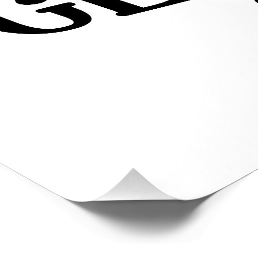 You Will Have Joy and Gladness Inspirational Quote Poster (Ecke)