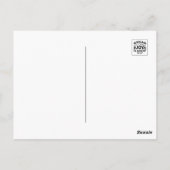 You Will Have Joy and Gladness Inspirational Quote Postkarte (Rückseite)