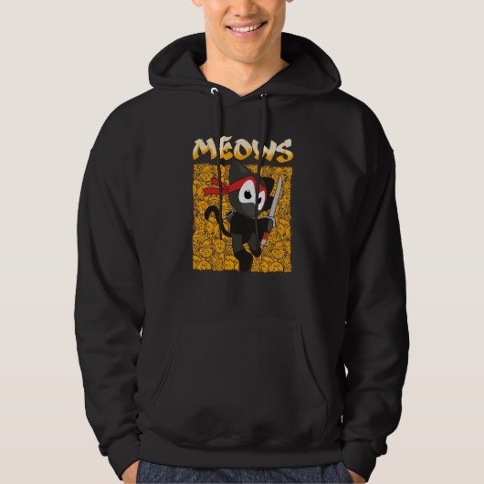 You Will Hear The Meows Domesticated Animal Cat Hoodie (Vorderseite)