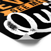 You Will Never See Me Quit - Motivational Quote In Poster (Ecke)