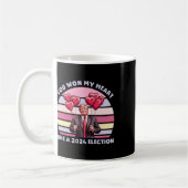 You Won My Heart Like A 2024 Election Funny Trump  Kaffeetasse (Links)