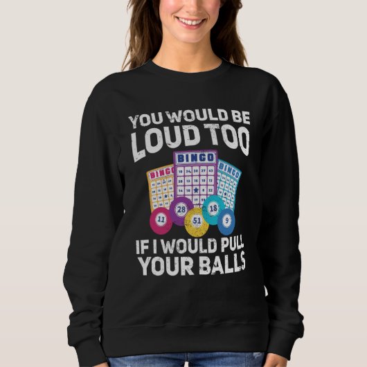 You would be loud too if i would pulling your Bing Sweatshirt (Vorderseite)