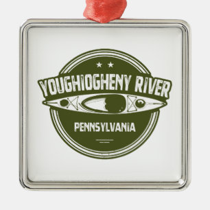 Youghiogheny River, Pennsylvania Ornament Aus Metall