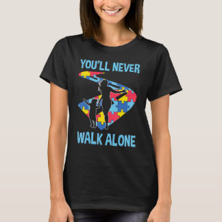 Youll Walk Autismus allein Niedlich Puzzle Way Chi T-Shirt