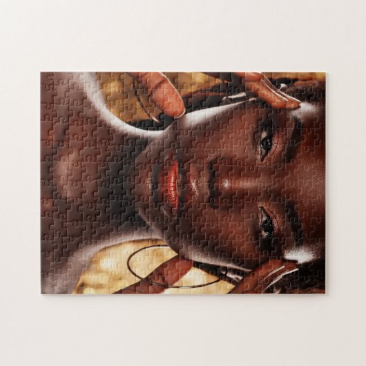 Young African Lady Puzzle (Horizontal)
