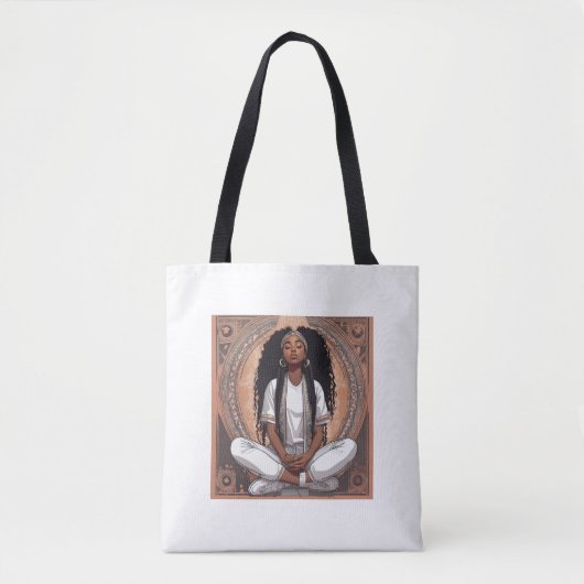 Young Afro Girl Tasche (Vorderseite)