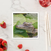 Young Alligator Serviette (Beispiel)