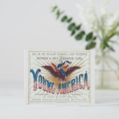 Young America Clipper Postkarte (Stehend Vorderseite)