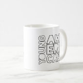 Young American Kaffeetasse (VorderseiteRechts)