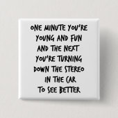 Young and Fun Button (Vorderseite)