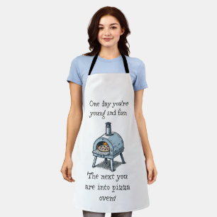 Young and Fun Pizza Oven Schürze