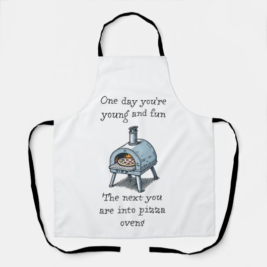 Young and Fun Pizza Oven Schürze (Vorderseite)