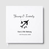 Young and twenty adventure happy birthday add name gästebuch (Vorderseite)